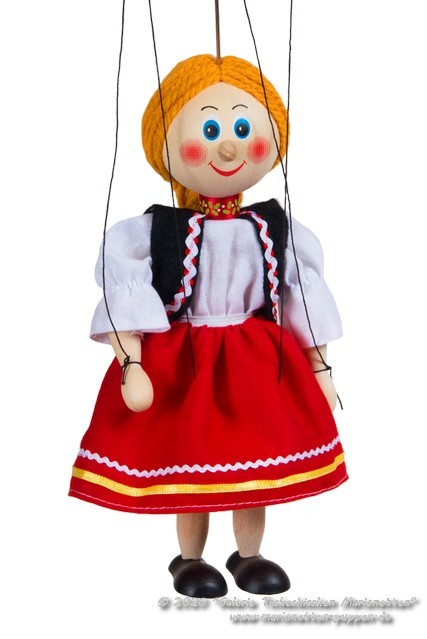 Gretel Holzmarionette