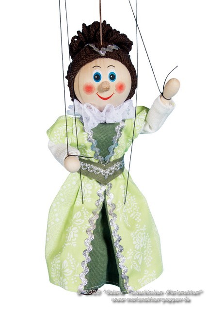 Fürstin Holzmarionette