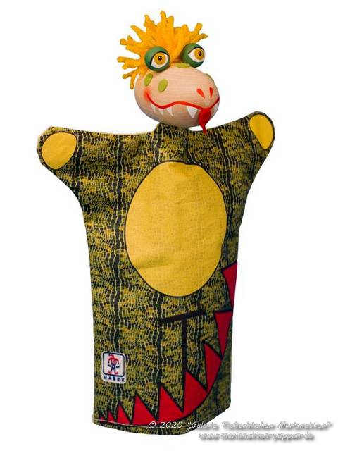 Drache Handpuppe 