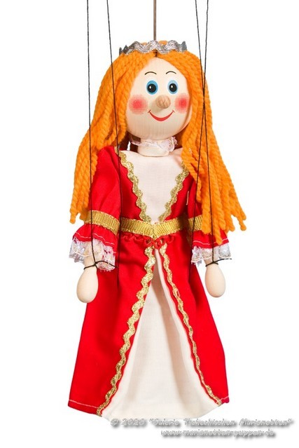 Prinzessin Holzmarionette