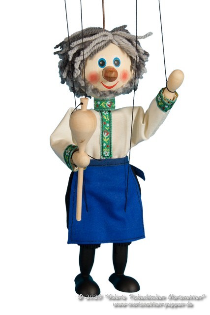 Kellermeister Holzmarionette