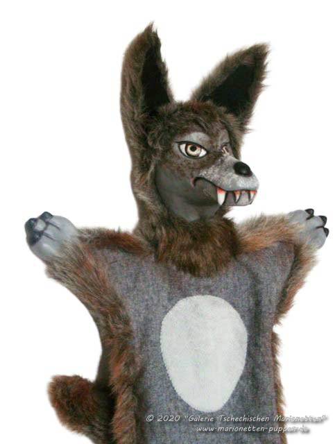 Wolf Handpuppe  