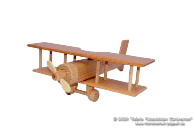Zwei Plattforme Flugzeug Holzspielzeug