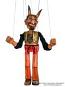 Teufel Krampus Holzmarionette  