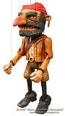 Der Pirat Holz marionette