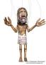 Jesus marionette aus holz