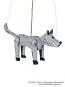 Wolf holz marionette