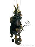 Teufel  Krampus Holzmarionette