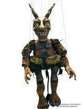 Teufel Krampus Holzmarionette 