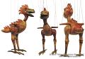 Flugsaurier Holzmarionette