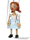 Gretel marionette aus holz