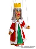 König Holzmarionette   