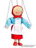 Rotkäppchen Holzmarionette    