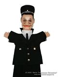 Polizei Handpuppe