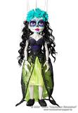 La Santa Muerte grün marionette