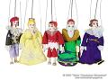 Set der königlichen Familie marionetten