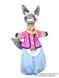 Wolf von Rotkäppchen Handpuppe