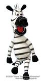 Zebra marionette Bauchredners  
