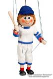 Baseballspieler Holzmarionette