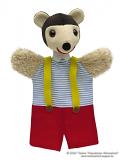 Bär Pezi Plüschtier Handpuppe