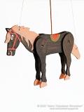 Pferd holz marionette
