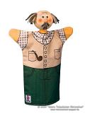 Großvater Opa Handpuppe