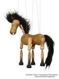 Pferd Holzmarionette