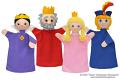Set Handpuppen Königsfamilie Textilhandpuppen