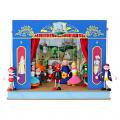 Mini Puppentheater "Schloss" und 10 marionetten