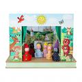 Mini Puppentheater "Wald" und 6 marionetten 