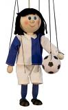 Fußballspieler Holzmarionette