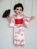 Eine Geisha marionette